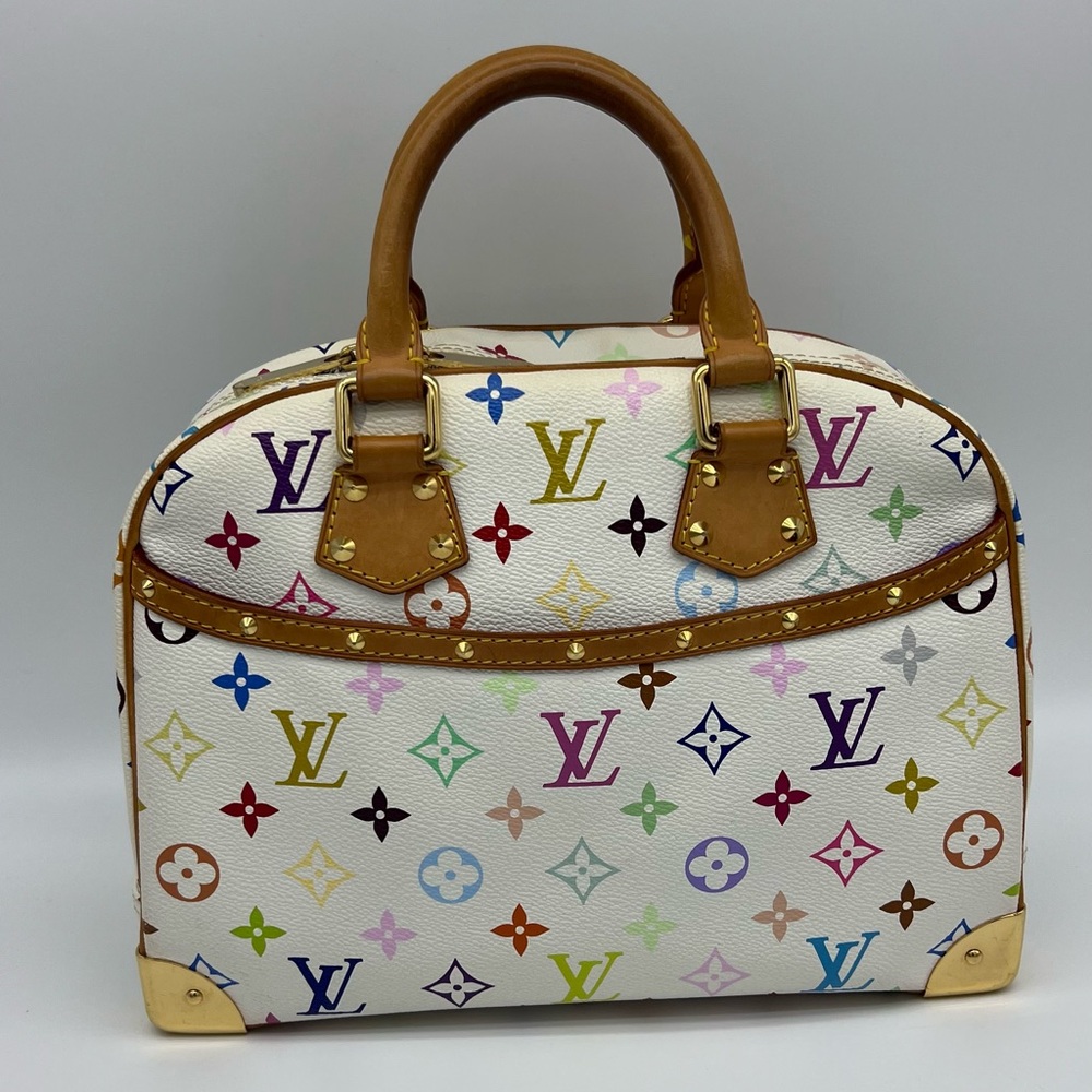 âSOLDâLouis Vuitton multicolor Trouville in white - Picture 5 of 15
